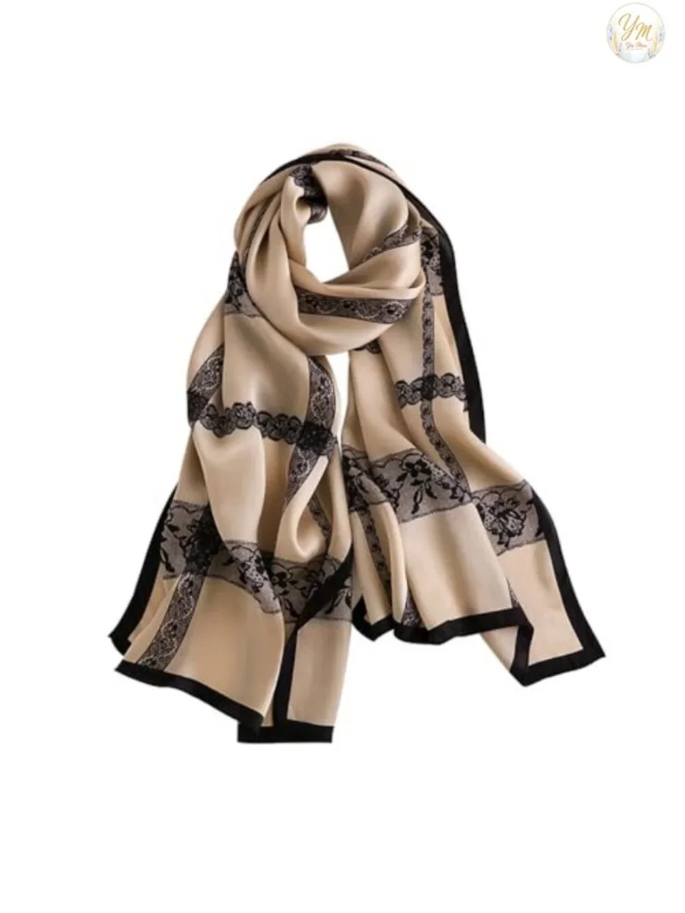 100% Mulberry Silk Long Scarf Women Fashion Shawl Wrap 67 Inches Lightweight